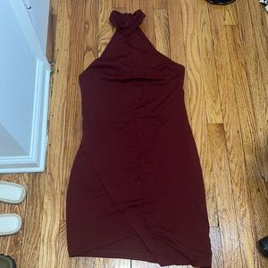 Express Asymmetric Bodycon Dress